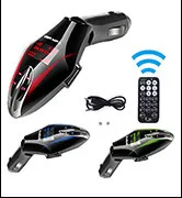 Громкой связи ЖК-дисплей Car Kit MP3 плеер Bluetooth Беспроводной fm-передатчик автомобильное зарядное устройство fm-модулятор SD MMC USB+ удаленный