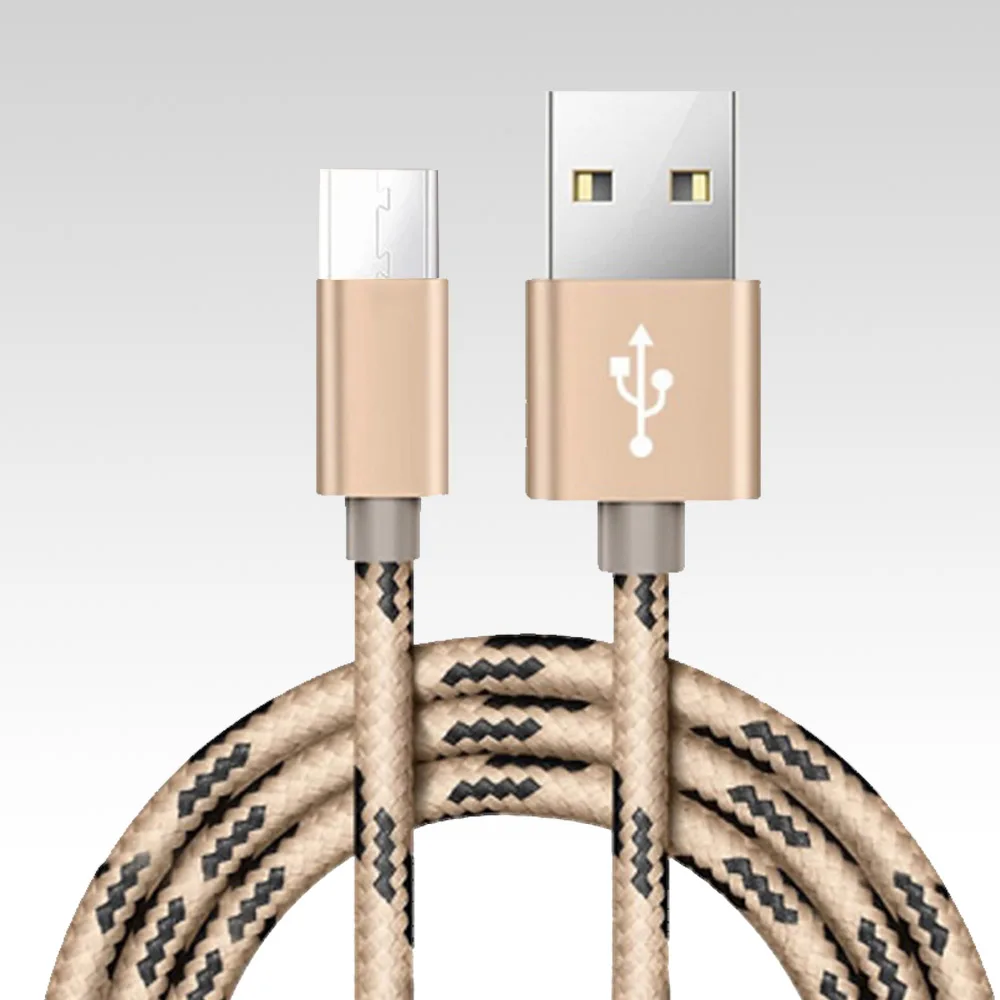 

Nylon Fast Charging Wire Sync Data Cable Micro USB for Samsung Galaxy S7 S6 Huawei Xiaomi Redmi Android Plug Phone Charger Cord
