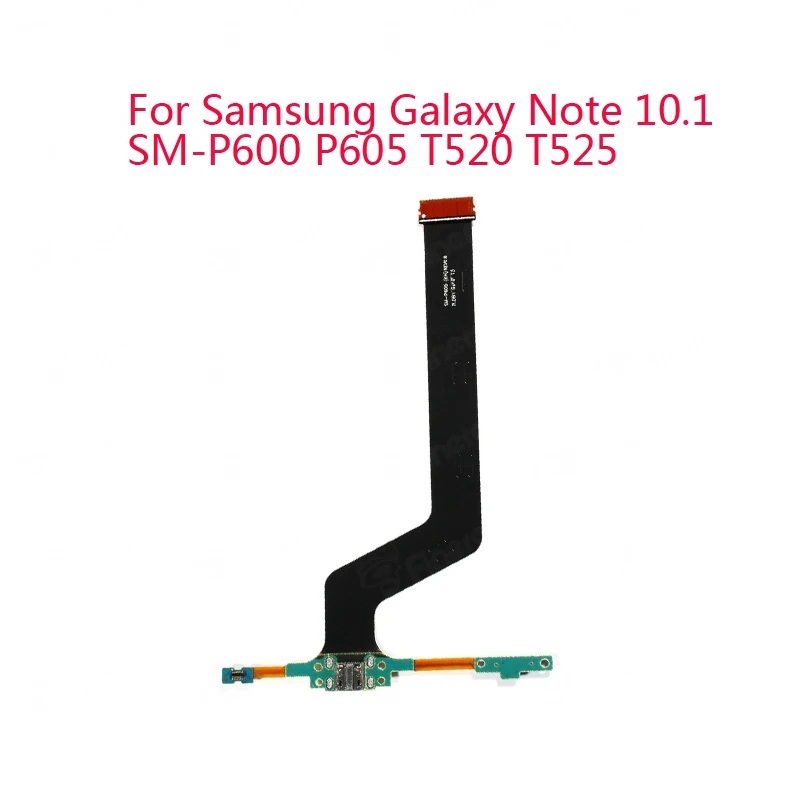 Для Samsung Galaxy Note 10 1 SM-P600 P605 T520 T525 Usb-плата 100% новинка USB-разъем зарядная плата гибкий