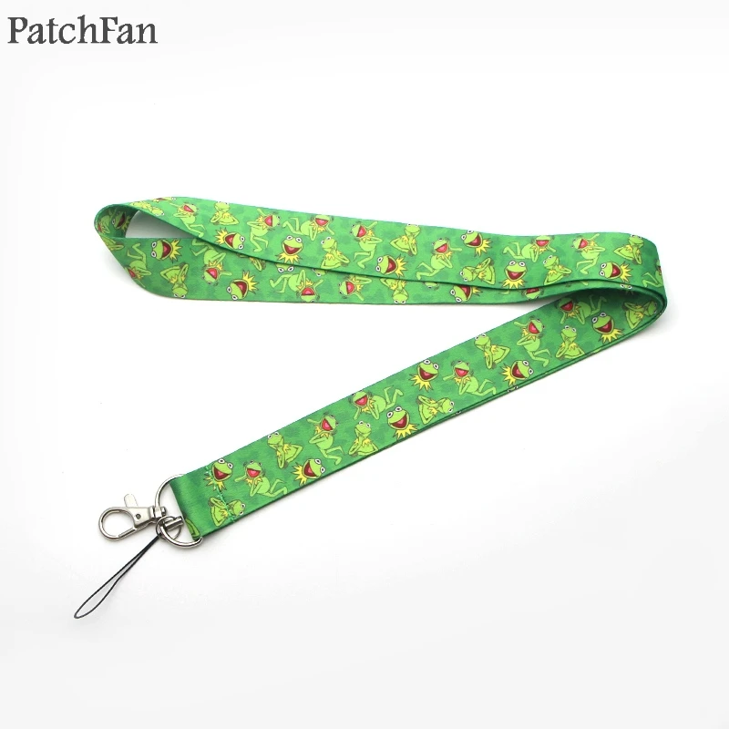 A0341 Patchfan Новый мультяшной лягушкой бирка Ремешок шейный ремешок для Безопасность