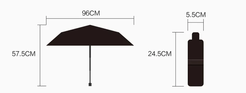 Креативный персональный лепестковый женский зонтик Защита от Солнца/дождя прочные Мужские зонты Модный черный брендовый Зонт от дождя 3 складной