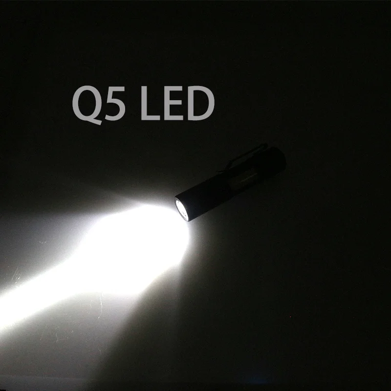 Lanternas e Lanternas cob zaklamp penlight cree diodo Color : Black