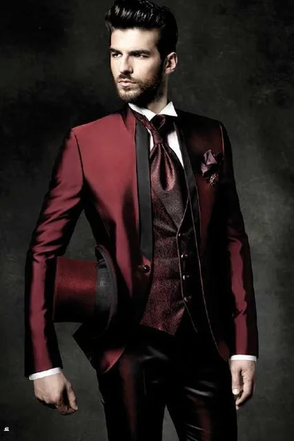 2017-High-Quality-One-Button-Dark-Red-Groom-Tuxedos-Groomsmen-Mens-Wedding-Suits-Prom-Bridegroom-Jacket