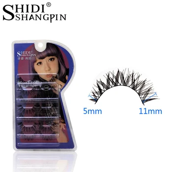 

7 pairs Handmade Soft Natural Eyelashes Fake Lashes Wispy Eye lash Makeup Eyelash Extension Kit for maquiagem