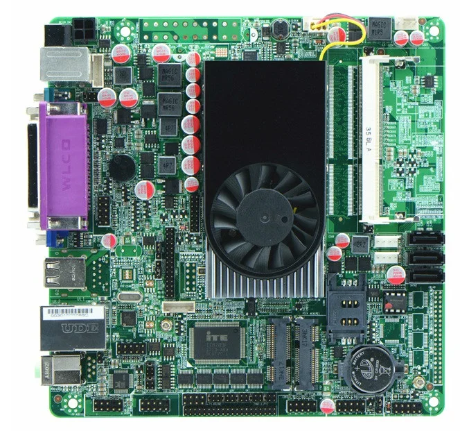 1037U Dual Core 22nm CPU/ 6*COM/Dual 24bit LVDS/DC 12V Power POS Industrial Motherboards/ ATM Motherboards/ Mini ITX