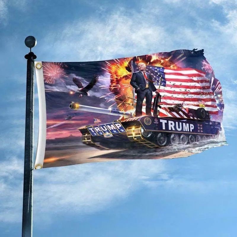 

Hot 3x5 Feet Donald Trump Flag 2020 -Keep America Great -Elect Donald For USA President Banner