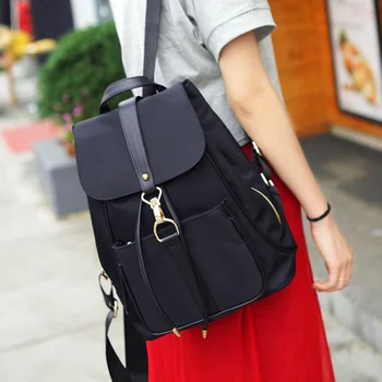 

Hot Selling Women Lady Backpack School Bag Wear Resistant Oxford Cloth Fashion For Travel -B5