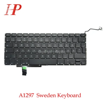 

Genuine A1297 Sweden Swedish Keyboard With Backlight For Apple Macbook Pro 17'' A1297 Keyboard Sweden Standard 2009-2012