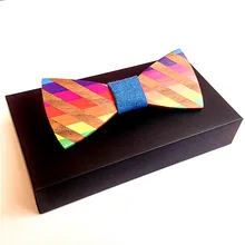 Цвет древесины Новое прибытие модный бренд из дерева ручной работы галстук-бабочка s Боути Бабочка гравате Галстуки для Для мужчин геометрические деревянные галстук-бабочка