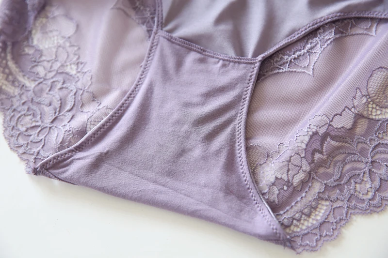 Jerrinut Plus Size Panty 3XL 4XL 5XL 6XL Women's Underwear Panties High Waist breif  Transparent Panties Underwear Intimates 9