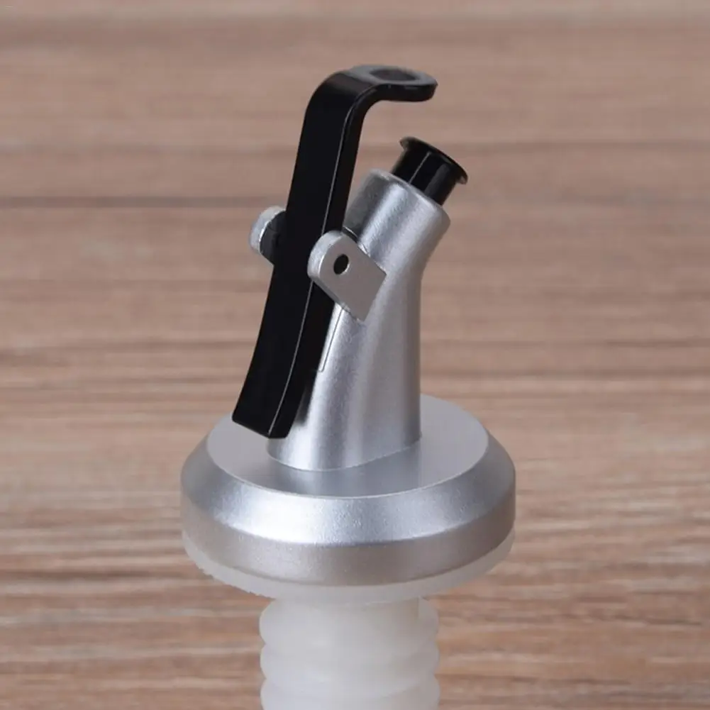 Oil bottle stopper vinegar bottles can ABS lock plug seal Leak-proof Food grade plastic Nozzle Sprayer Liquor Dispenser Wine