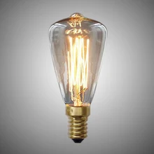 Марочные шарики Edison E14 220 V ST48 лампы накаливания 25 Вт 40 Вт 60 Вт Ретро накаливания Эдисона свет для подвесного светильника