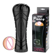 Baile Hot sale Realistic Vagina Male Masturbator Cup,Pocket Pussy Masturbator for Men Sex Toys Male Sex Products