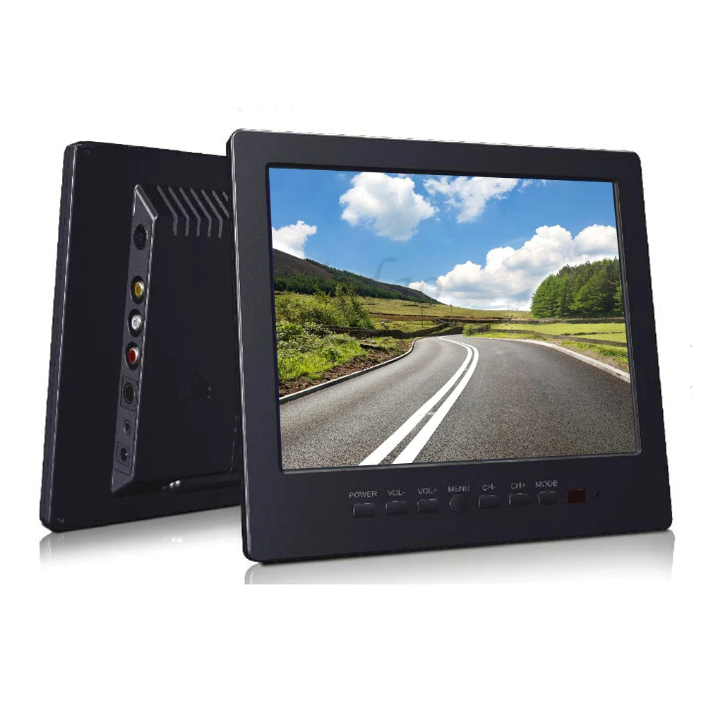 2017 New 8 inch Professional Screen Monitor With TV VGA AV input Earphone Free Shipment Black
