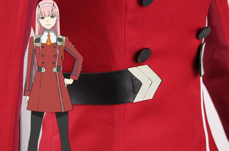 Японский аниме ichigo парик zero two hiro 002 Униформа костюм наряд Дарлинг в франкс кокоро