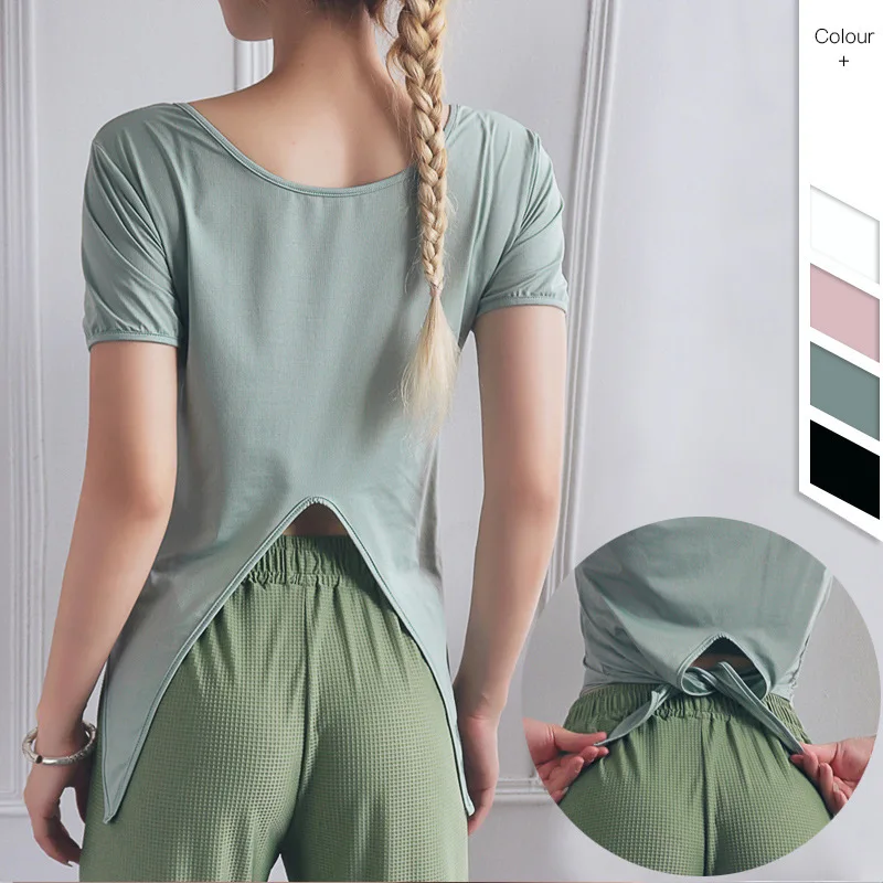 

Lightweight Breathable Fitness Sport Tshirt Sports Tops Gym Women T-shirt Jersey Mujer Yoga Crop Top Camiseta Feminina Training