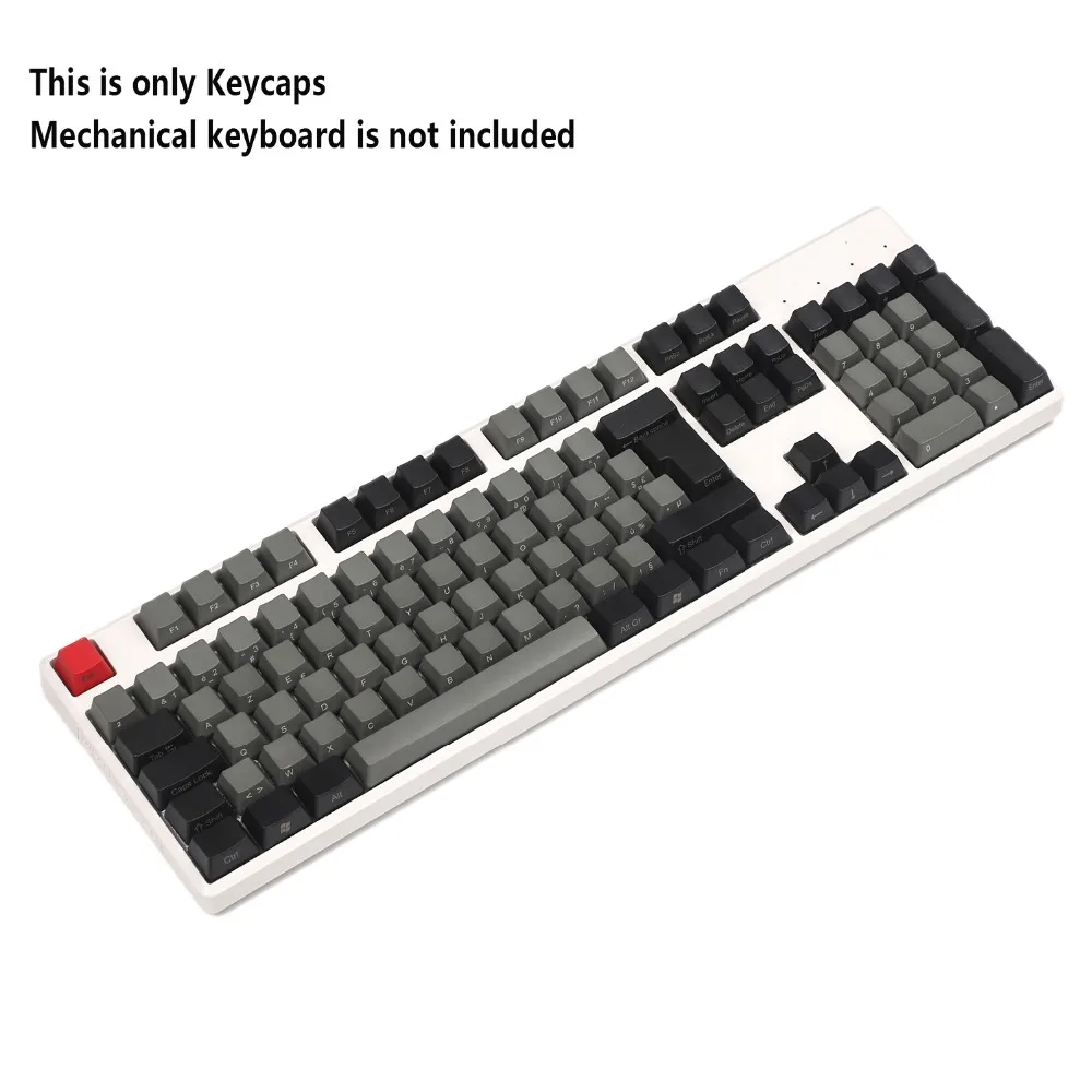 

105 Key Side Print YMDK Thick PBT AZERTY French ISO Layout OEM Profile Keycap Suitable For MX Switches Mechanical Keyboard