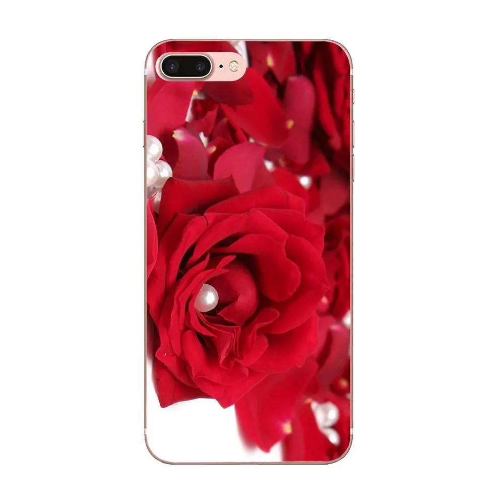 С розой цветком с цветочным мотивом для htc 530 626 628 630 816 820 один A9 M7 M8 M9 M10 E9 U11 Moto G G2 G3 G4
