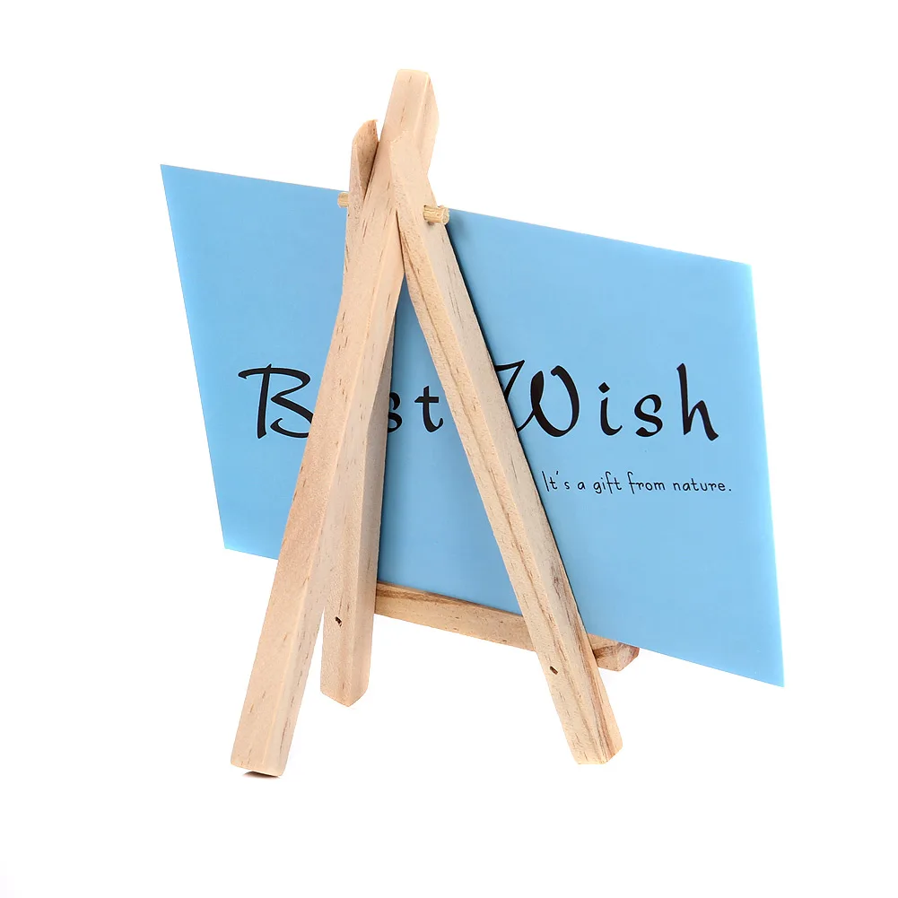10pcs Mini Wooden Easels Cafe Table Number Easel Practical Place Name