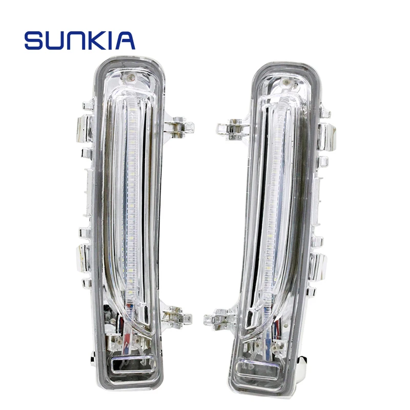 SUNKIA 2 шт./пара светодиодный светильник дневного света для Ford Edge 2009 2014 дневные огни
