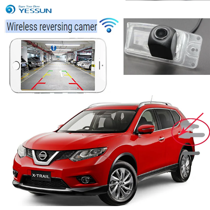 for nissan X-Trail X Trail Rogue T32 CCD Night Vision Backup camera license plate camera Parking camera