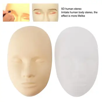 

2 Types Silicone Permanent Makeup Tattoo Training Practice Sermi-Permanent Makeup Eyebrow Lip Training Tattoo Machine Beginner