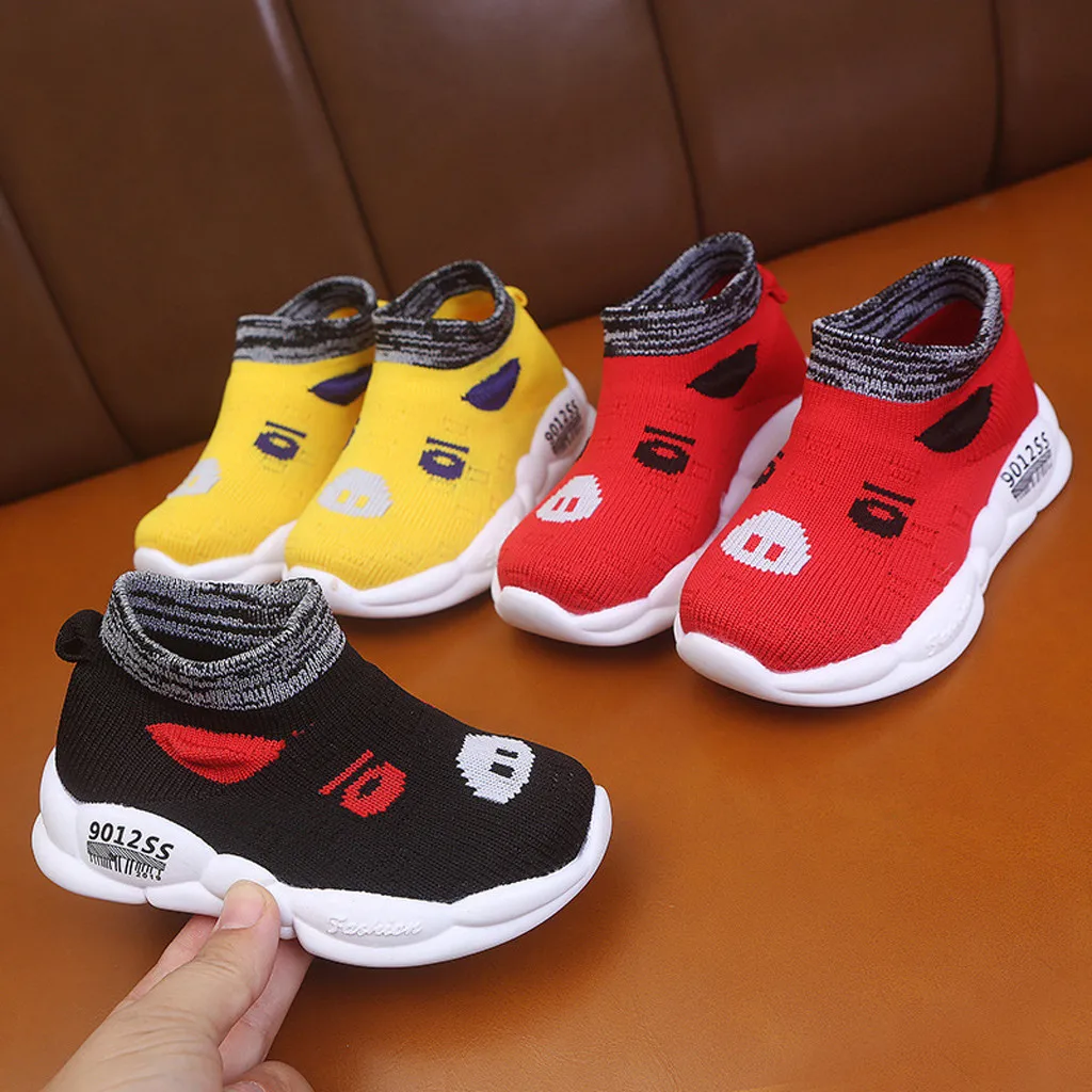 

Spring New Children High Top Sport Sneakers Toddler Sock Casual Shoes Boys Brand Chunky Sneakers Baby Girls Black Clunky Sneaker
