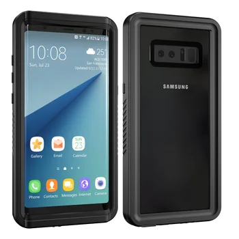 

New IP68 Waterproof case For Samsung Galaxy Note8 life water Shock Dirt Snow Proof Protection With Touch ID Cover for Note 8