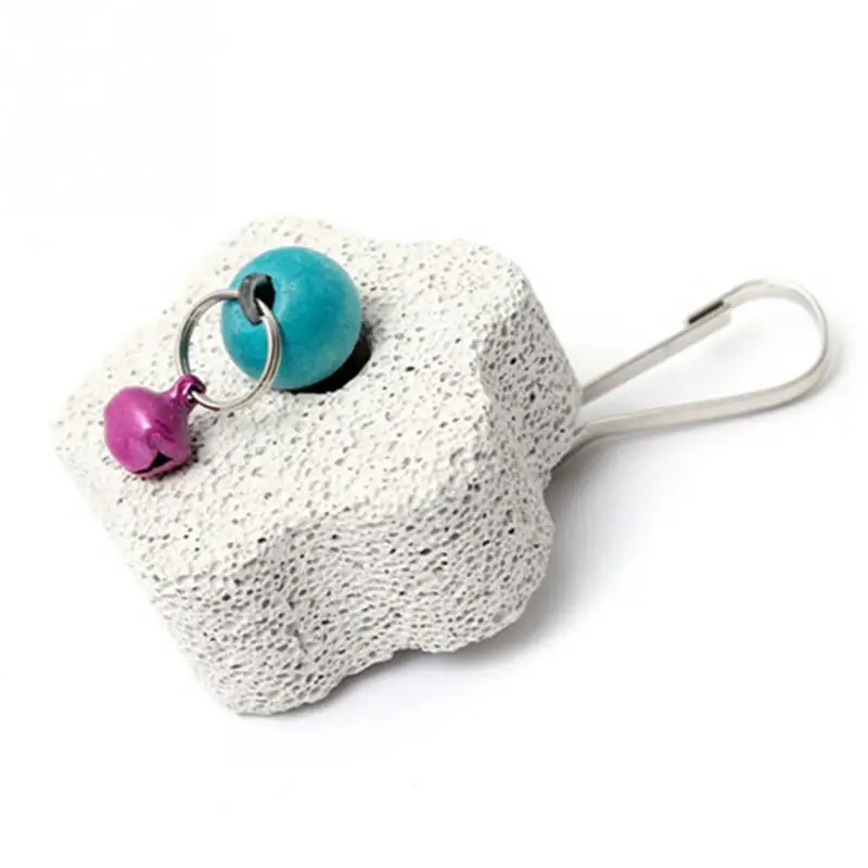 

2018 new arrival Parrot Mouth Grinding Blah Stone Bird Toy Molar Stone Cage Toys Parakeet Cockatiel Budgie Products #0517