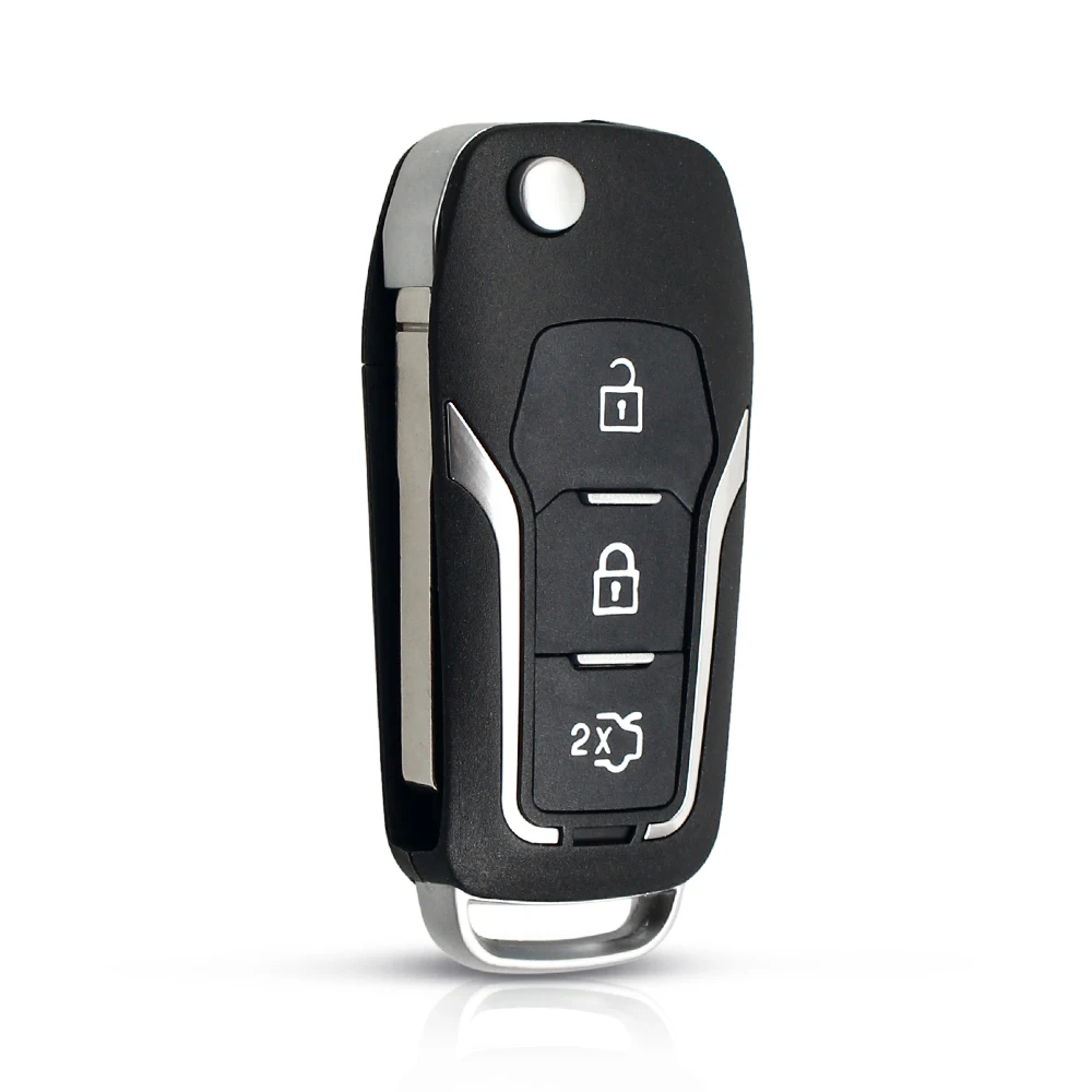 KEYYOU 3 Buttons For Ford Focus 3 Fiesta connect mondeo c max Modified Flip Folding Remote Key Flip Fob Shell Smart Key Case