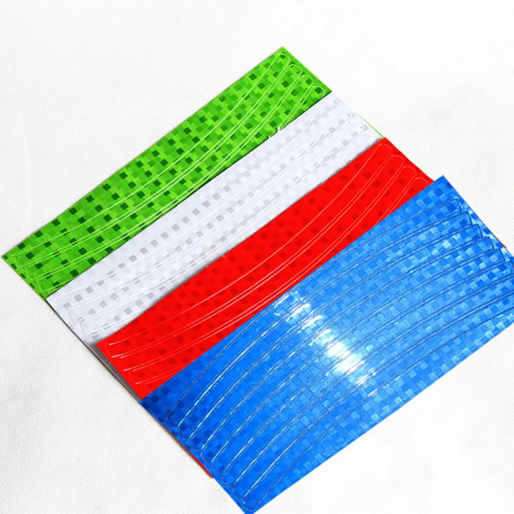 

2Pcs Bike Riding Bicycle Cycling Wheel Spoke Reflector Reflective Sticker With Cool Color #273922