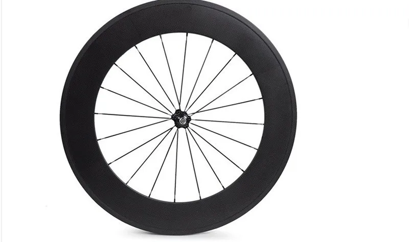 Excellent 700C 88mm carbon wheels 23mm width bike wheel clincher tubular 3K matte glossy road wheels bicycle wheelset 1