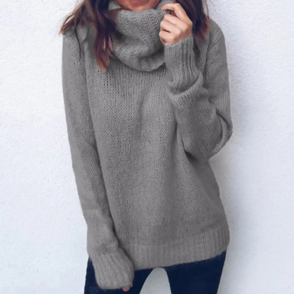 thick turtleneck sweater