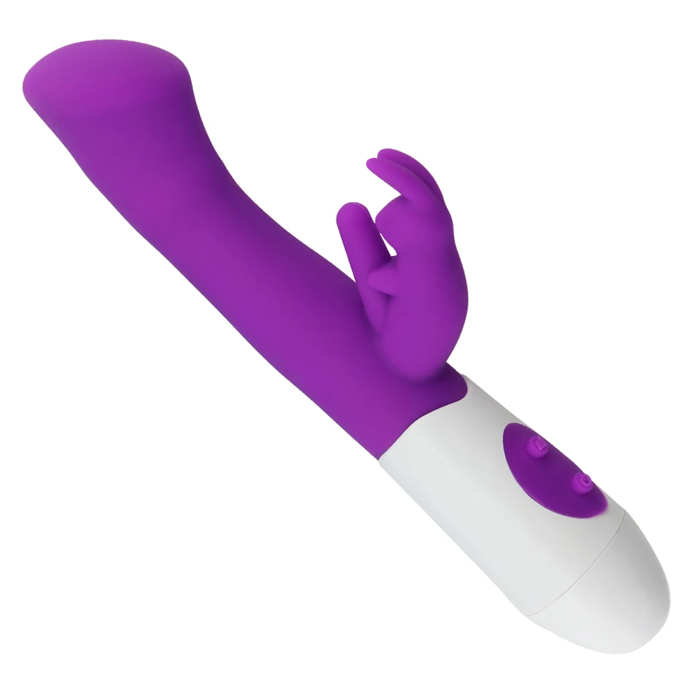 Dual-Action Rabbit Vibrator Dildo For Clitoral & G-Spot Massage Sex Toys For Women Female Masturbator