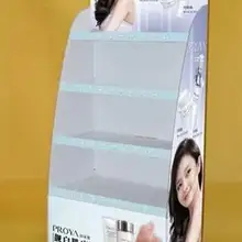 Уникальный дизайн бумажная белая косметика выставочный зал стенд