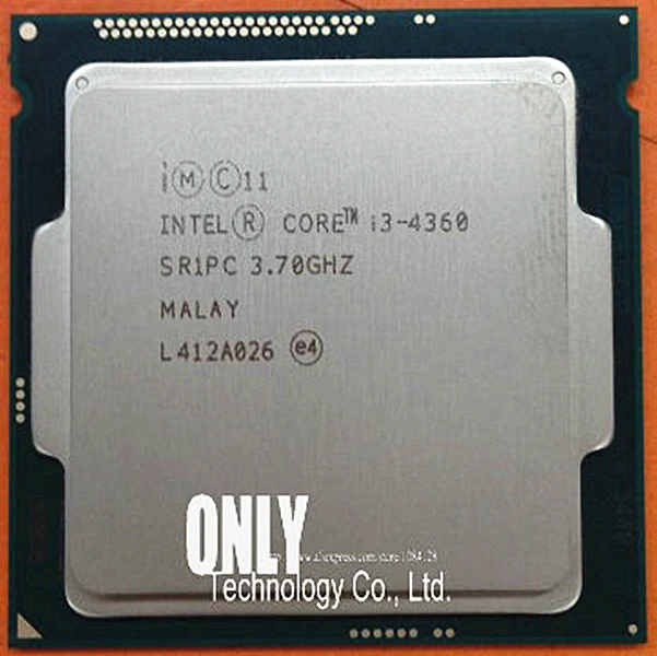 Intel Oryginalny I3 4360 I3 4360 Procesor Cpu 3 7 Ghz 3 7g Dwurdzeniowy Lga 1150 22nm Scrattered Sztuk Aliexpress