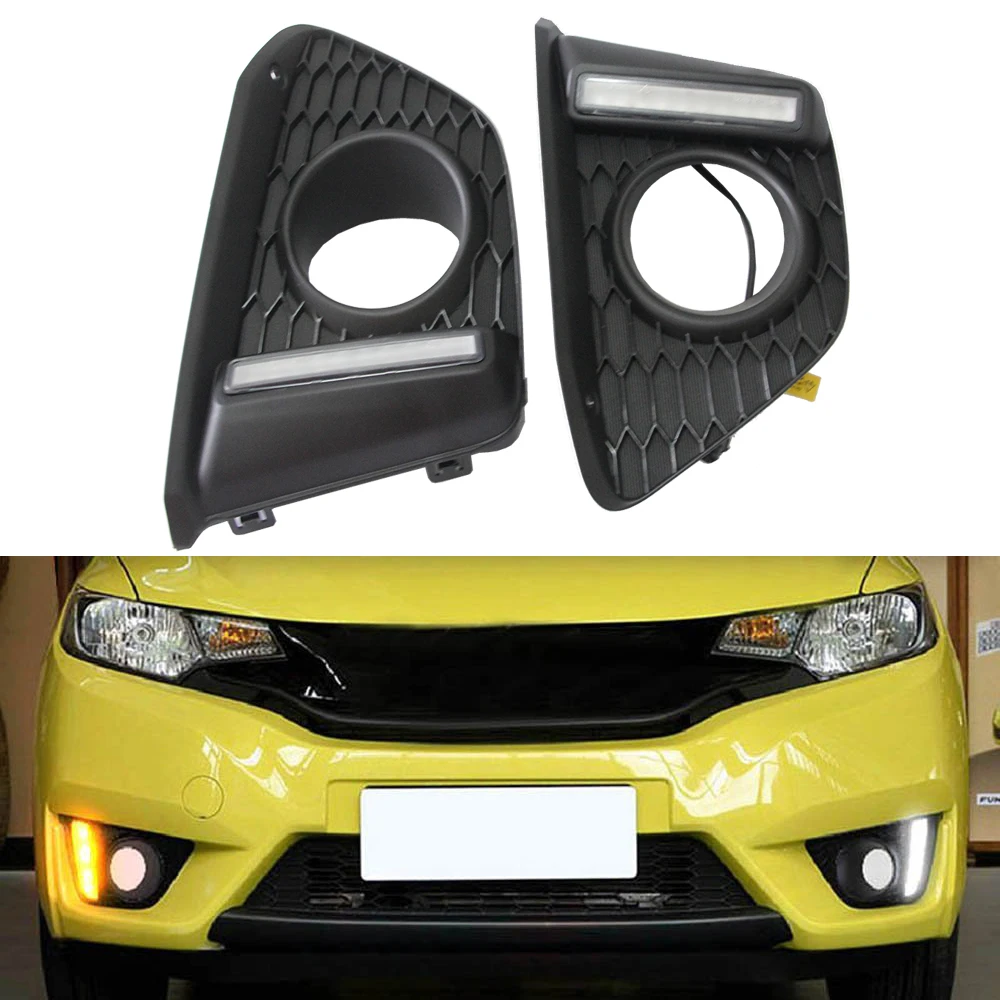 High Bright 12v LED Daytime Running Light Car Styling DRL Fog Lamp for
