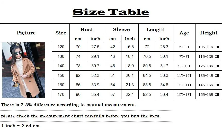 Baby Jackets Wool Coats Girls Children's Warm Winter overcoat fashion leisure long down Coats For Teenage 5-16Y kids clothing (17)