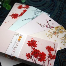 40 шт. Красивая DIY Милая креативная Цветочная бумага Bookmarks креативная винтажная текстовая карта офисные школьные принадлежности