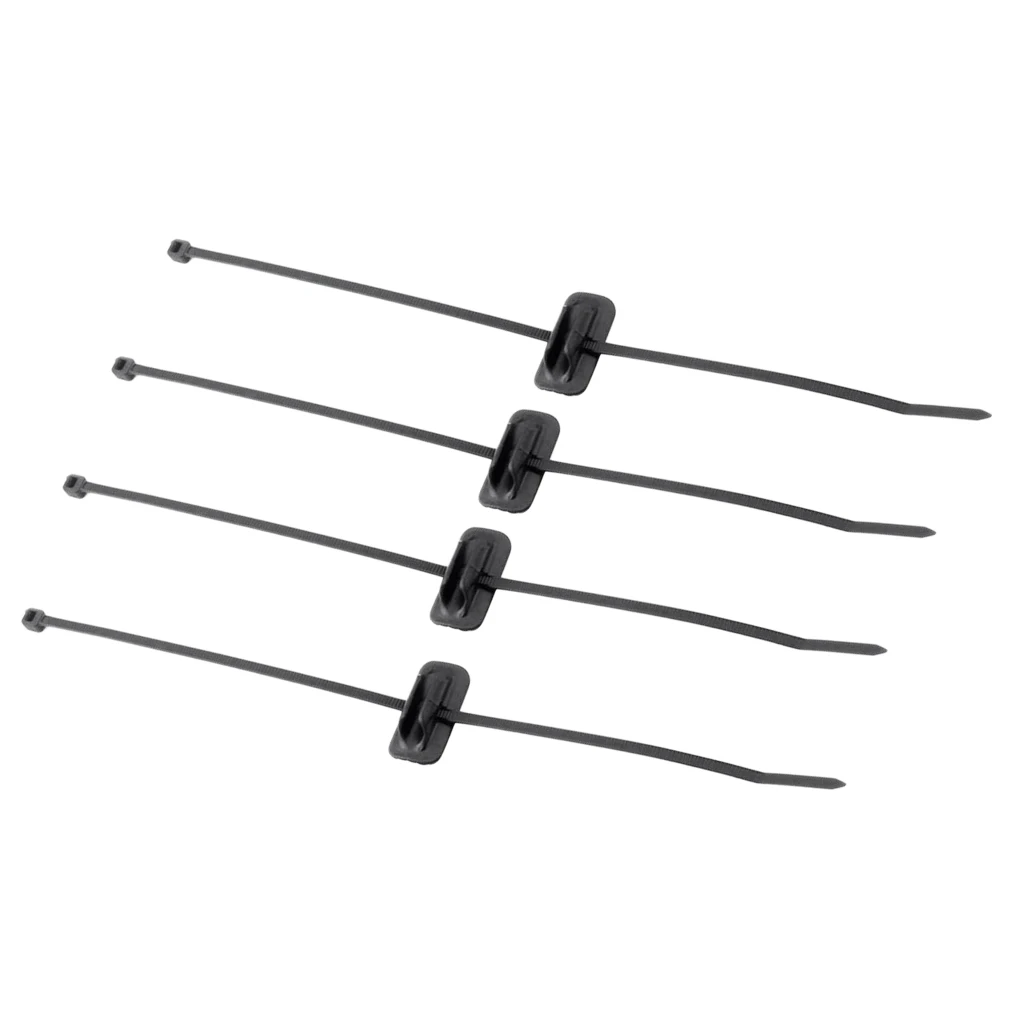 4pcs Cable Holder Bike Housing MTB Fitting Lines Guide Clip Clamp Zip Ties Tidy Brake Gear Accessory