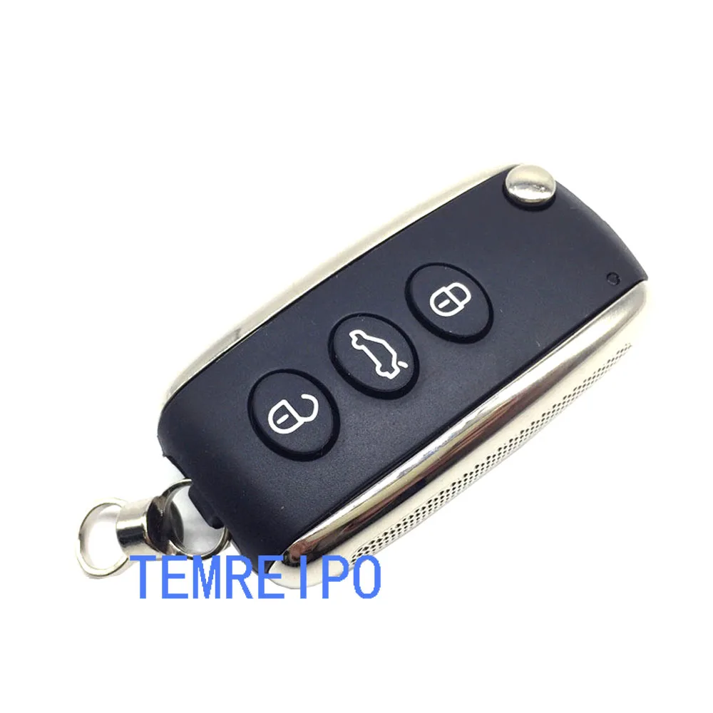 

5pcs/lot Flip Folding Remote Key Shell For Bentley Car Key Case Replacement Cover Key Shell