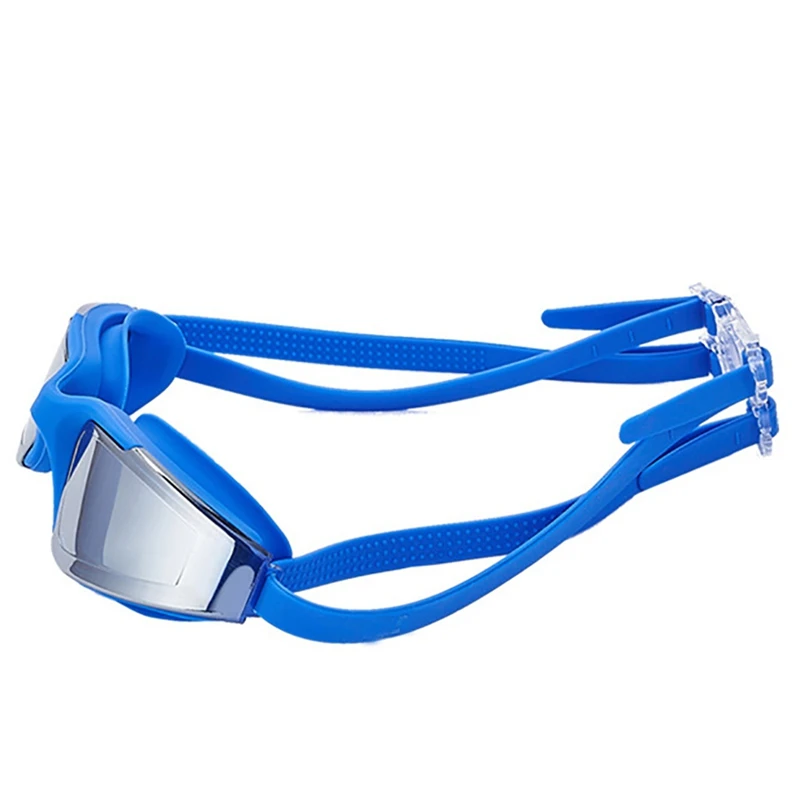 HD покрытие плоские плавательные очки дамы Для мужчин Водонепроницаемый пыле Anti-fog УФ очки
