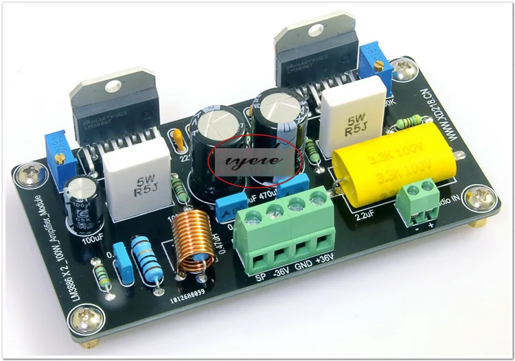 LM3886 Плата усилителя мощности параллельно подойдет как для повседневной носки, так DC 100 Вт Плата усилителя мощности