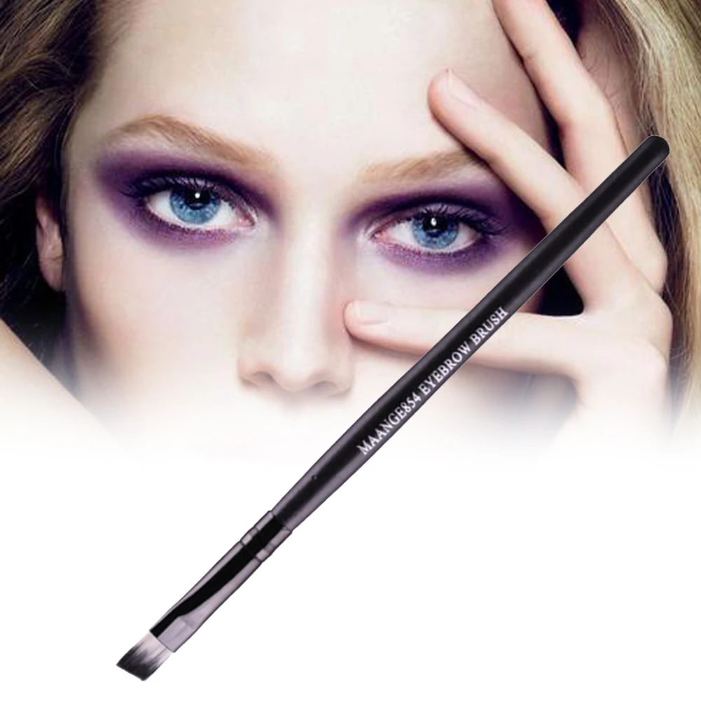 

1pc MAANGE Professional Cosmetic Maquiagem Tool Oblique Design Eyebrow Brush Brow Brush Eye Cosmetic Brush Tool