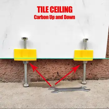

1pc/10pcs Tile Height Adjustment Positioner Leveler Manual Leveling Auxiliary Tool Wall Tiles Spacers Ceramic Construction Tool