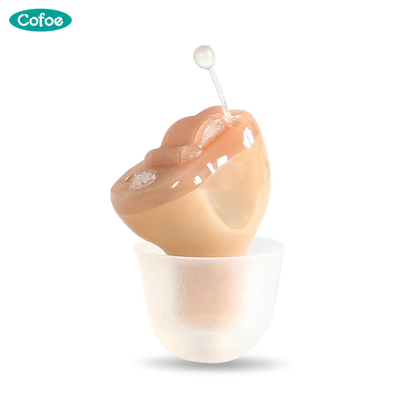

Cofoe Invisible Hearing Aids Small Portable Amplify Sound Left Ear Inner Type Digital Hearing Aid Ear Care for the Elderly