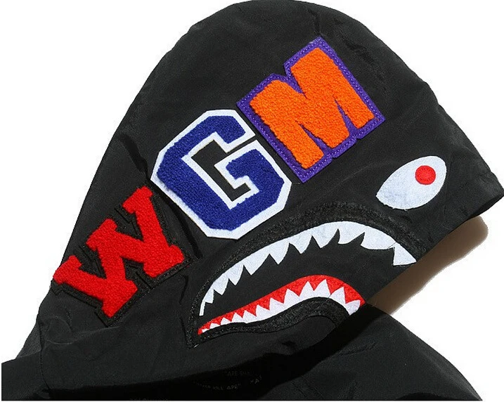 shark hoodies mens jackets and coats hip hop hoody tracksuits