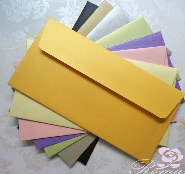 40PCS Thick stock 300gsm envelope 5 pearl paper envelopes business