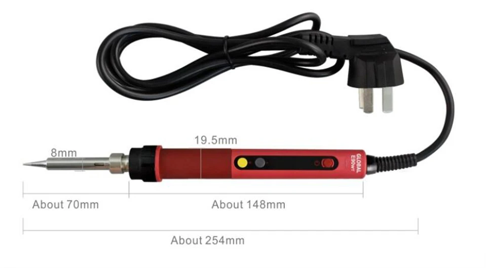 110 В/220 В E60WT/90WT/110WT ЖК-цифровой светодиодный регулируемый Электрический паяльник термостатическая пайка