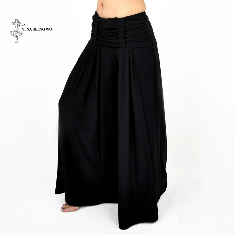 Женский костюм для танца живота, тренировочные брюки размера плюс, Кристальные хлопковые длинные широкие брюки, женские брюки с этническим рисунком, индийская болливудская танцевальная одежда